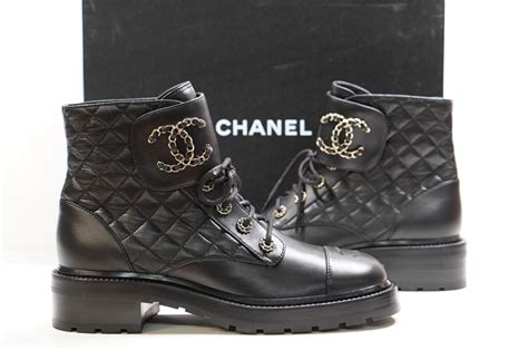 chanel quilted cap black boots womens|chanel mademoiselle boots.